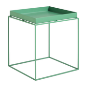 Mesa de centro cuadrada de metal menta 40 x 40 x 44 cm Tray - HAY