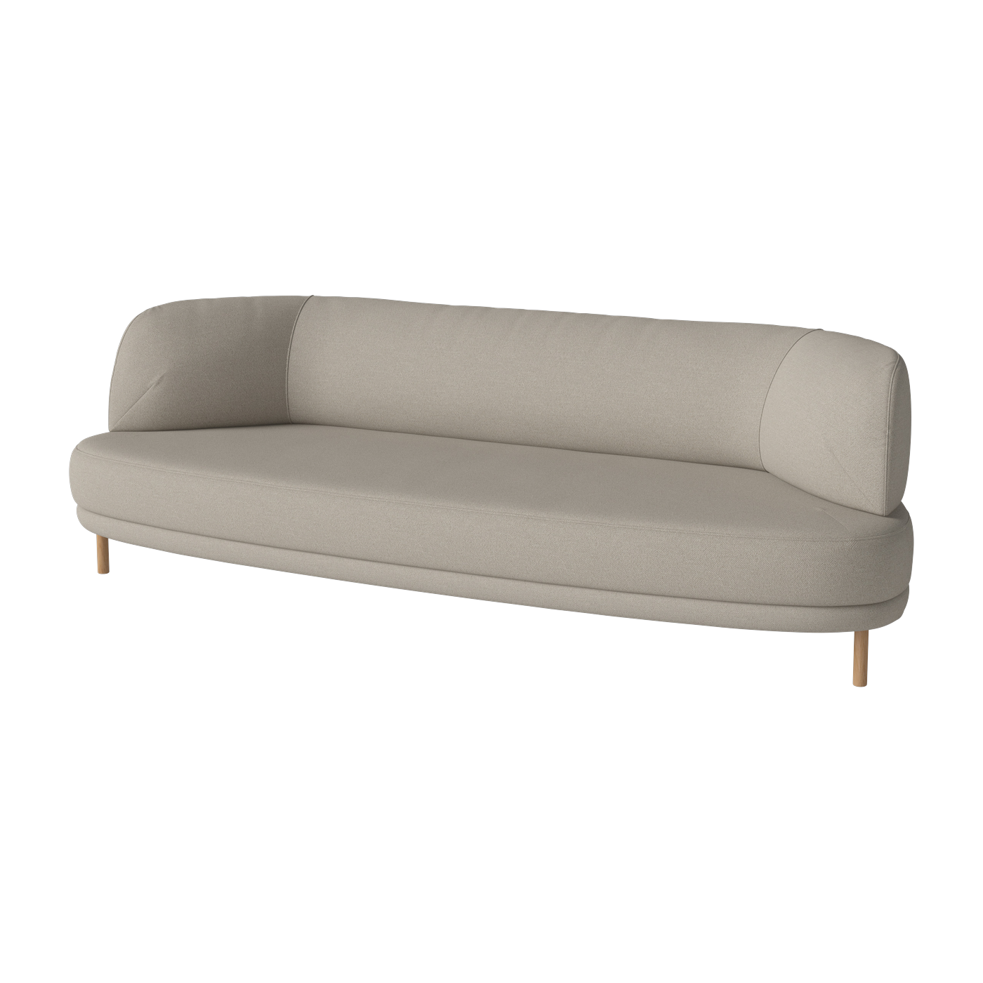 3-Sitzer-Sofa aus recycelten Fasern dunkelbeige revi Grace - - Bolia