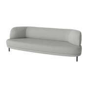 3-Sitzer-Sofa aus Bouclé-Stoff gris clair ascot Grace -. Bolia