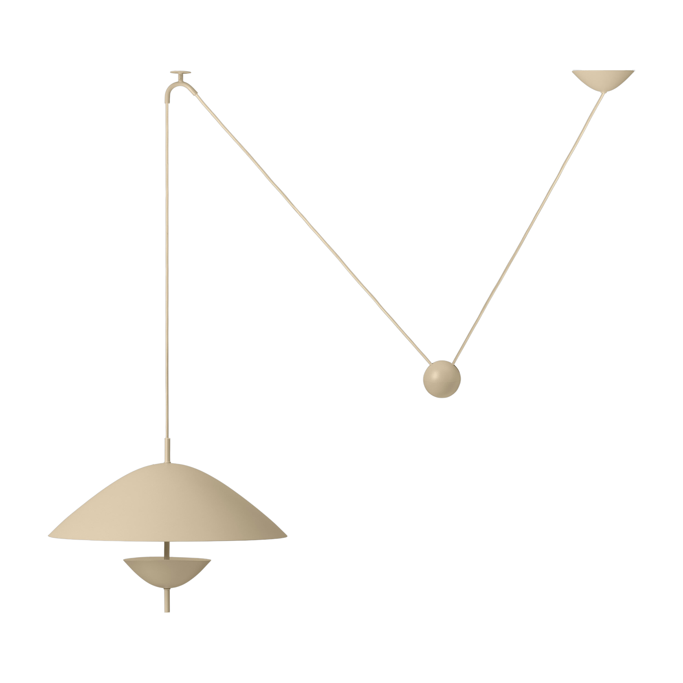 Suspension en fer cashmere 50 x 34,6 cm Lod  - Ferm Living