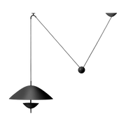 Black iron hanging lamp 50 x 34, 6 cm Lod - Ferm Living