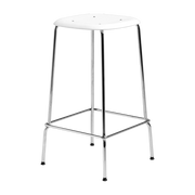 Hocker Weiß und Stahl 65 cm Soft Edge 85 -. Hay