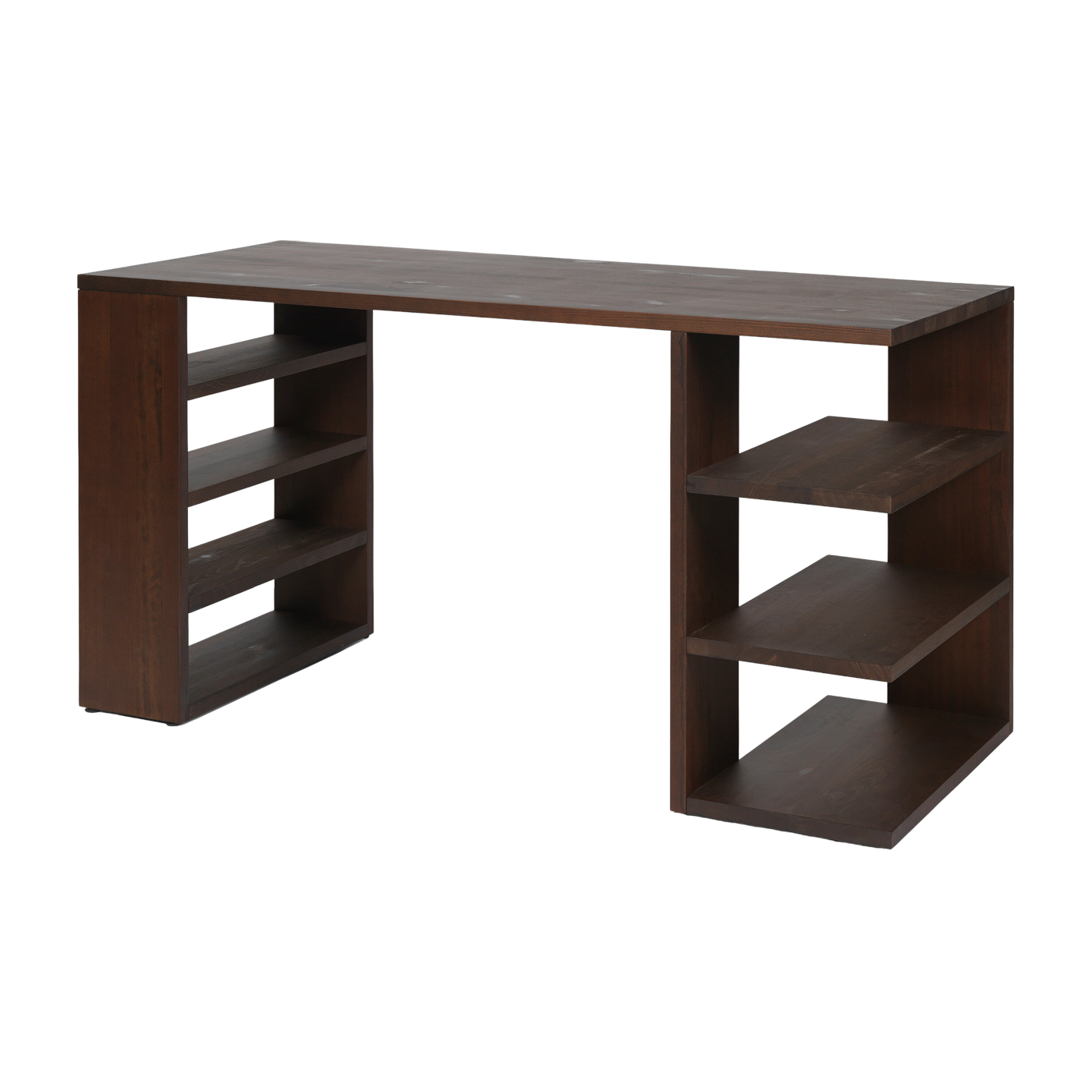 Bureau en pin marron foncé 137 x 65 cm Edre - Ferm Living