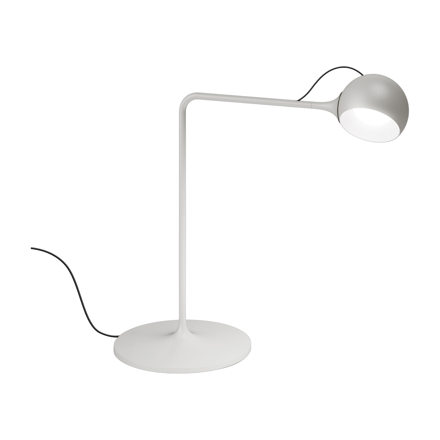 مصباح طاولة من الفولاذ الأبيض Ixa - Artemide