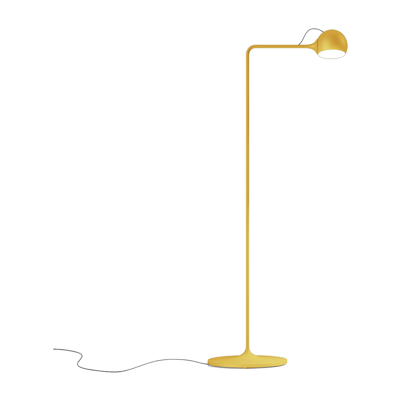 مصباح قراءة أرضي من الفولاذ الأصفر Ixa - Artemide