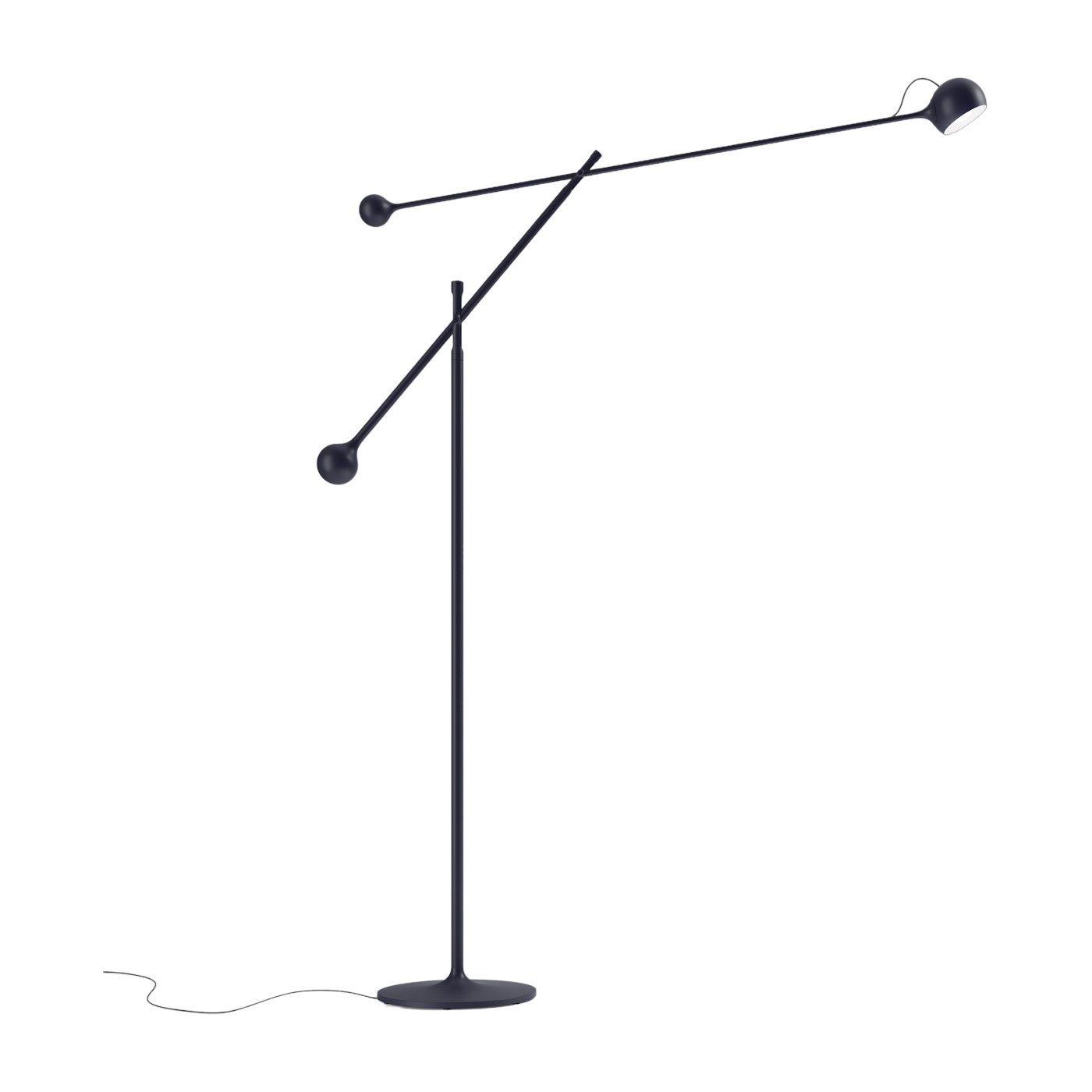 مصباح أرضي من الصلب الرمادي Ixa - Artemide