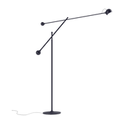 Lampada da terra in acciaio antracite Ixa - Artemide
