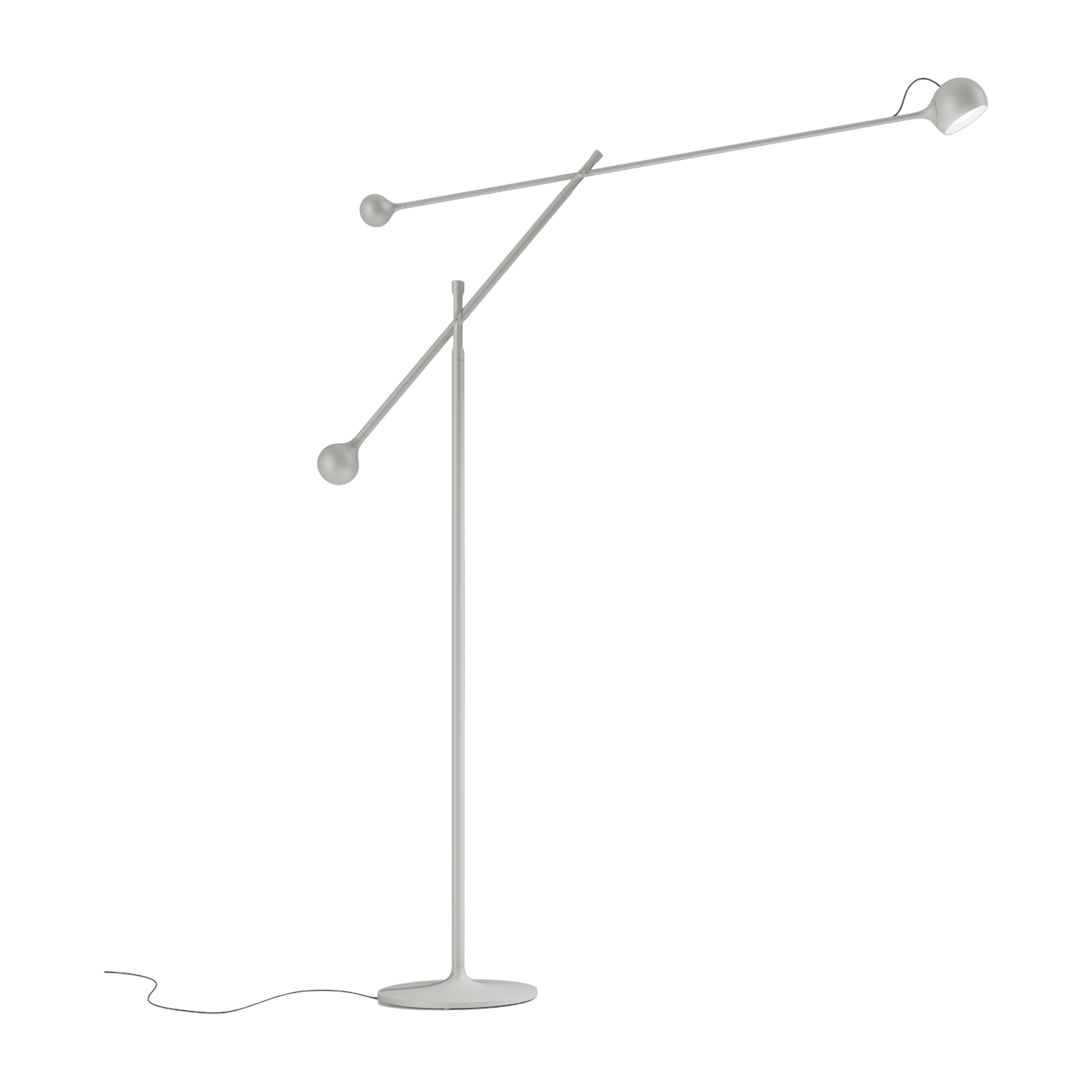 مصباح أرضي من الصلب الأبيض Ixa - Artemide