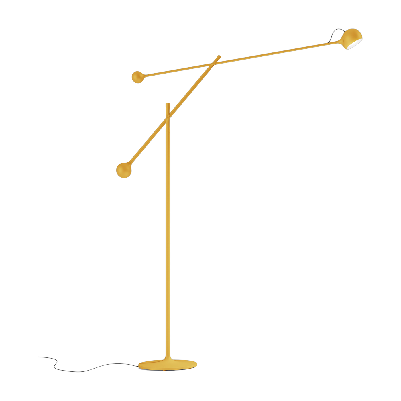 مصباح أرضي من الصلب الأصفر Ixa - Artemide