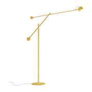 Lampada da terra in acciaio giallo Ixa - Artemide