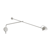 Lámpara de pared con brazo de acero blanco Ixa - Artemide