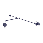 Lámpara de pared con brazos de acero azul Ixa - Artemide
