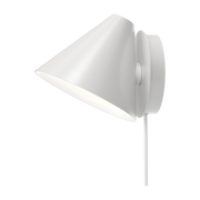 Lampada da parete Keglen in alluminio bianco - Louis Poulsen