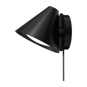 Lampada da parete Keglen in alluminio nero - Louis Poulsen
