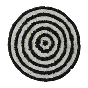 Round Bath Mat Monochrome (Ø120Cm) - HKliving