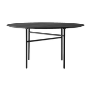 Esstisch ronde aus schwarzer Eiche 138 cm Snaregade -. Audo