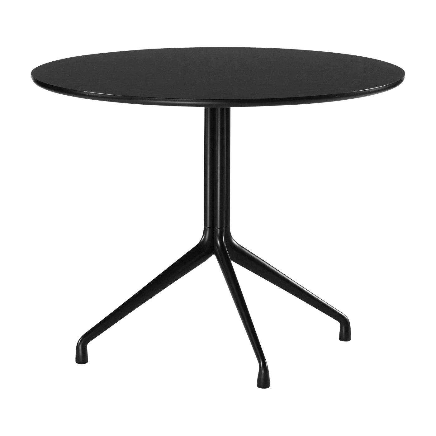 Tavolo da pranzo con struttura in alluminio nero 80x74cm About A Table - HAY