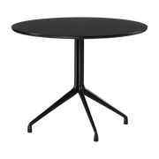 Esstisch Aluminiumrahmen schwarz 80x74cm About A Table - - HAY