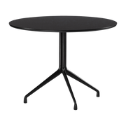 Mesa de comedor con estructura de aluminio negro 110 x 74cm About A Table - HAY