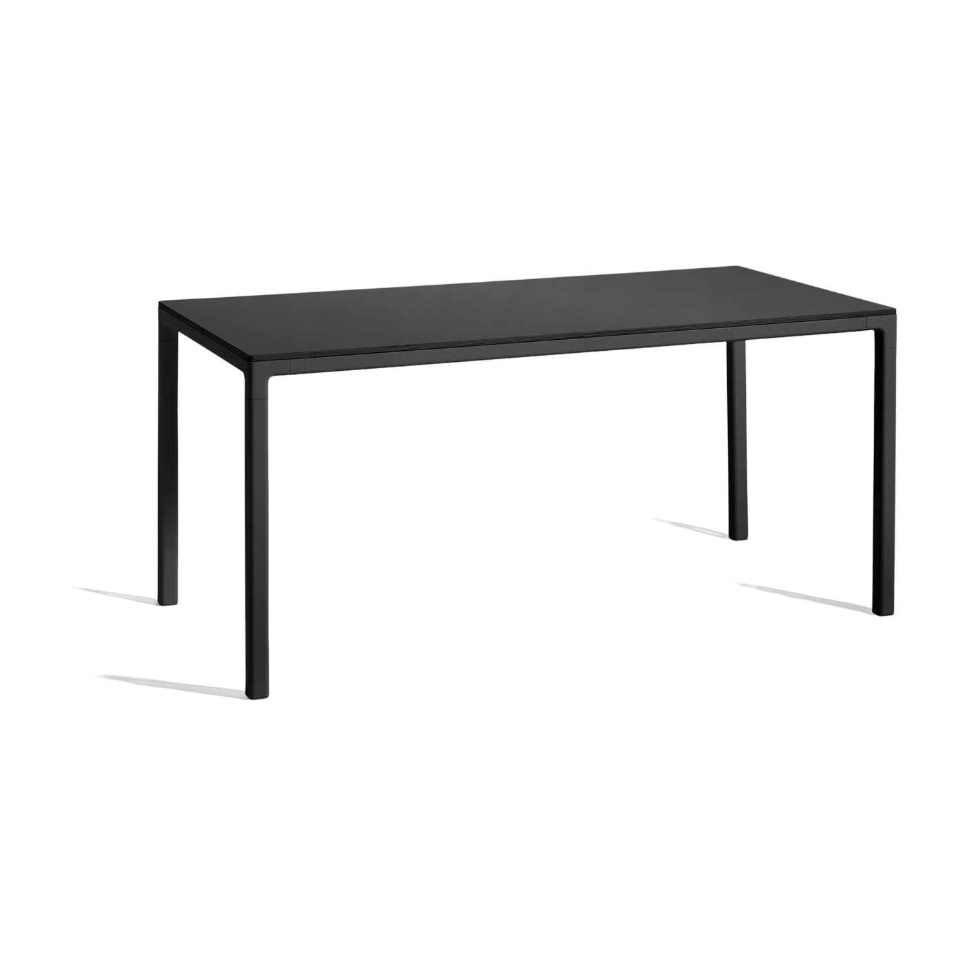 Tavolo da pranzo con struttura in alluminio nero 160 x 80 cm T12 - HAY