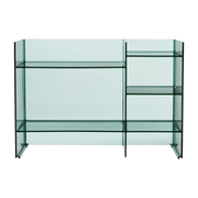 Mobile contenitore verde acquamarina 75 x 53 cm Sound rack - Kartell