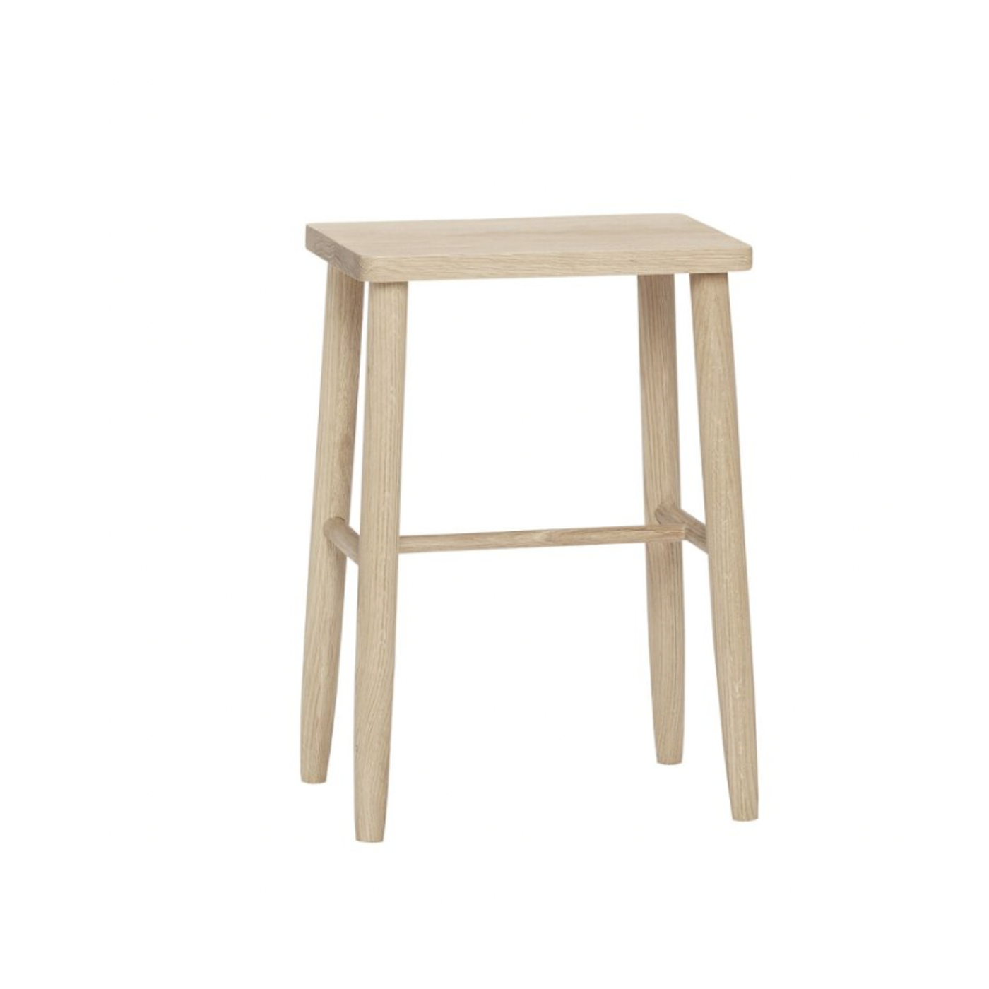 Tabouret en chêne naturel Folk - Hübsch