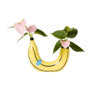 Vase yellow ceramic banana - Doiy