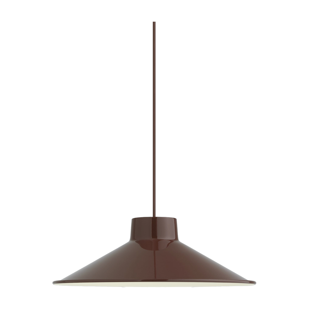 Lámpara colgante de acero rojo oscuro Top - Muuto