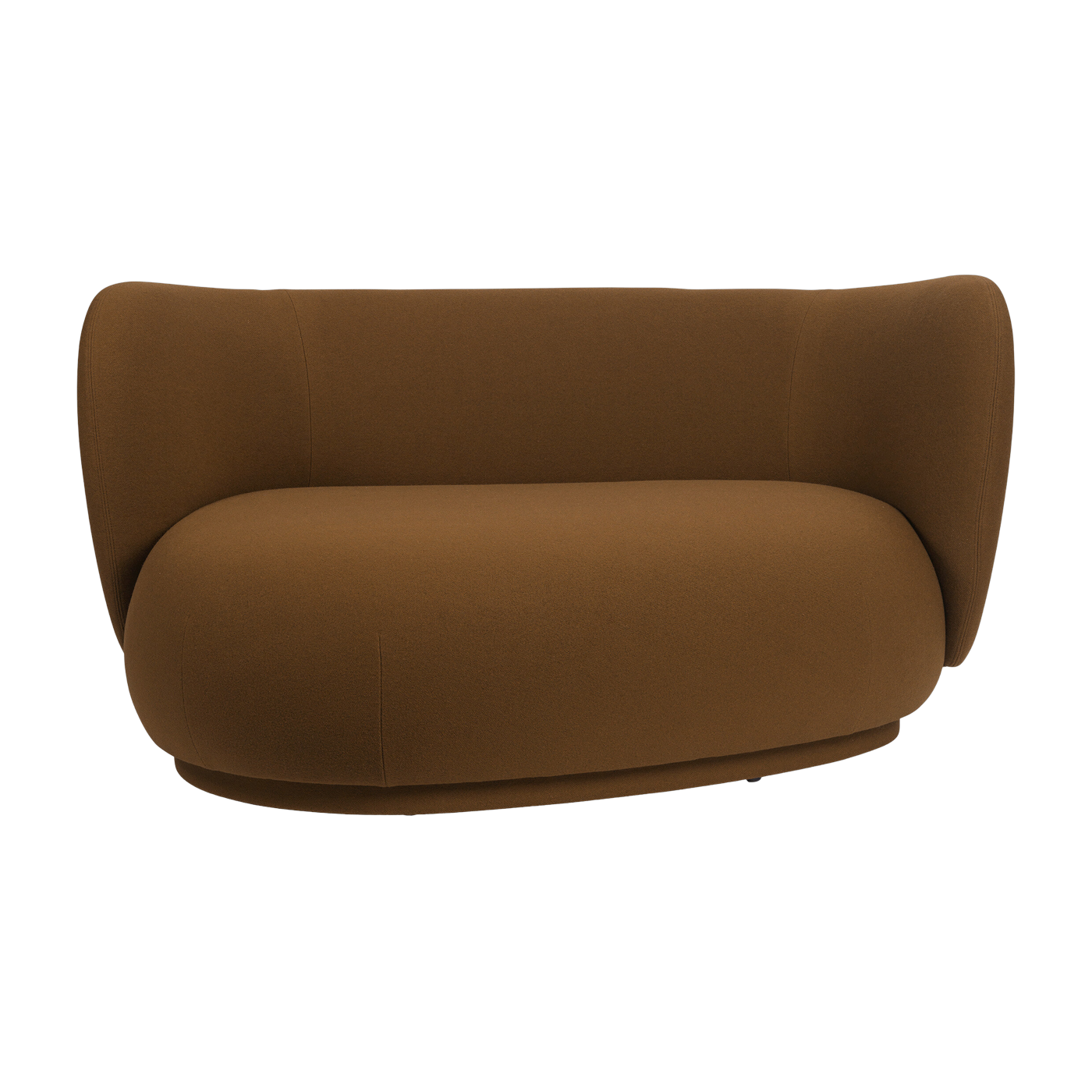 Canapé courbé gauche en tissu tonus de kvadrat Rico - Ferm Living