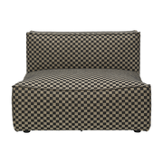 108 cm checkerboard fabric modular sofa Catena - Ferm Living
