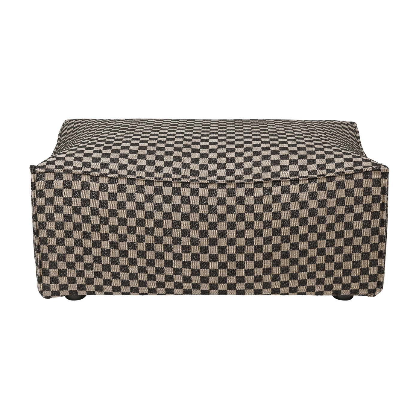 Puf de tela a cuadros 108 x 78 cm Catena - Ferm Living