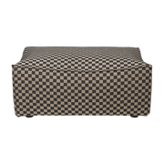 Pouf in tessuto a scacchi 108 x 78 cm Catena - Ferm Living