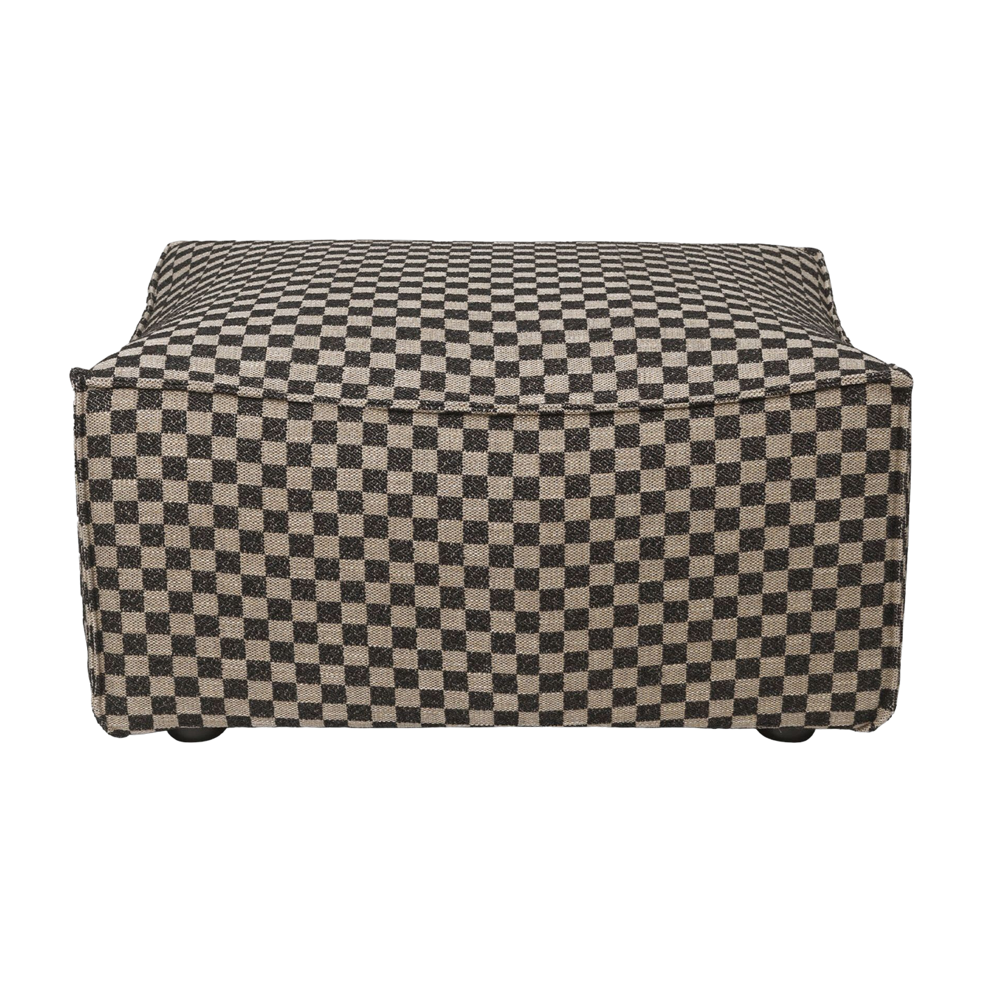 Puff de tela a cuadros 95 x 70 cm Catena - Ferm Living