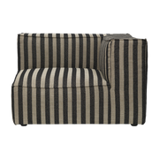 Divano modulare di angle dritto in tessuto a righe 119 x 93 cm Catena - Ferm Living