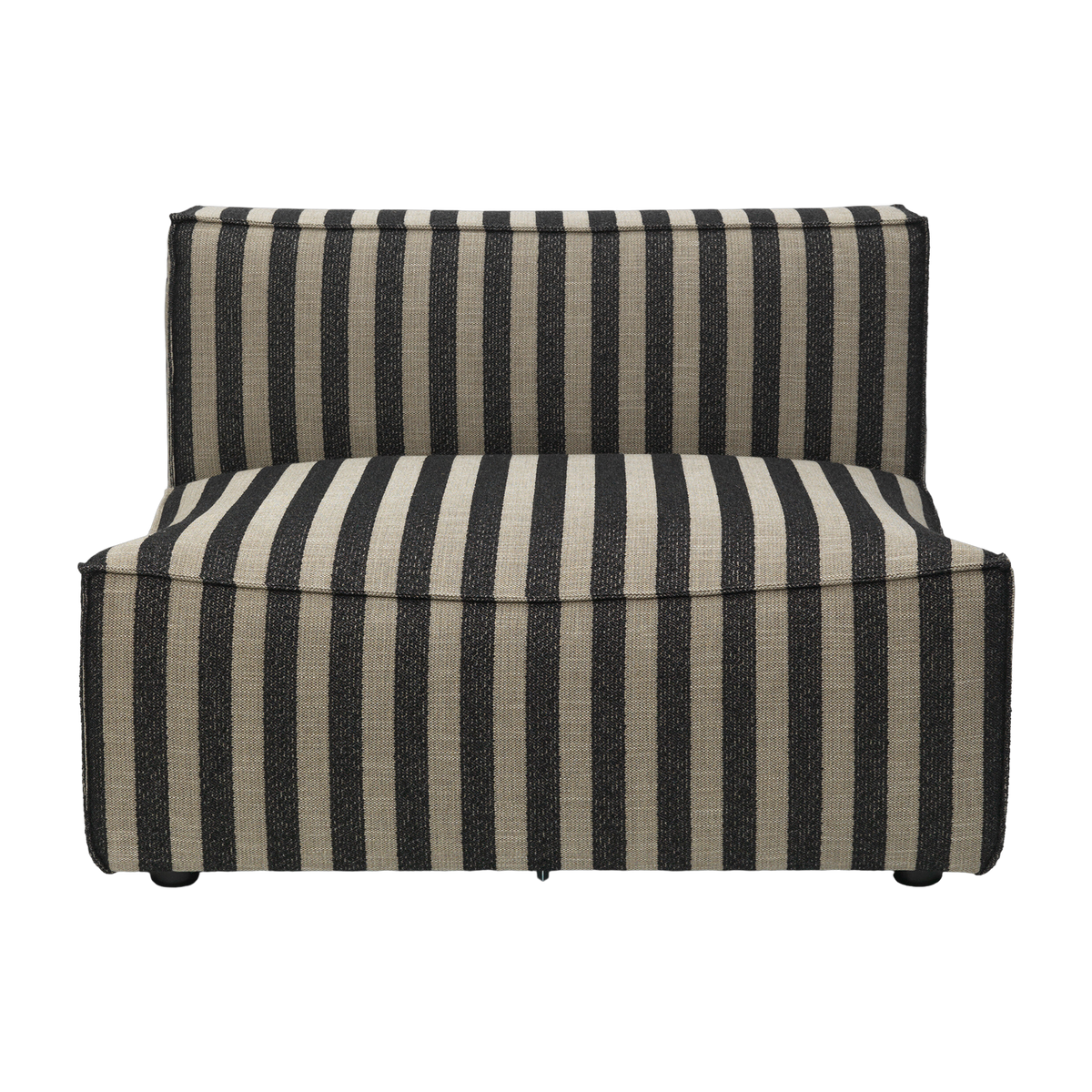 Sofá modulable de tela rayada 108 cm Catena - Ferm Living