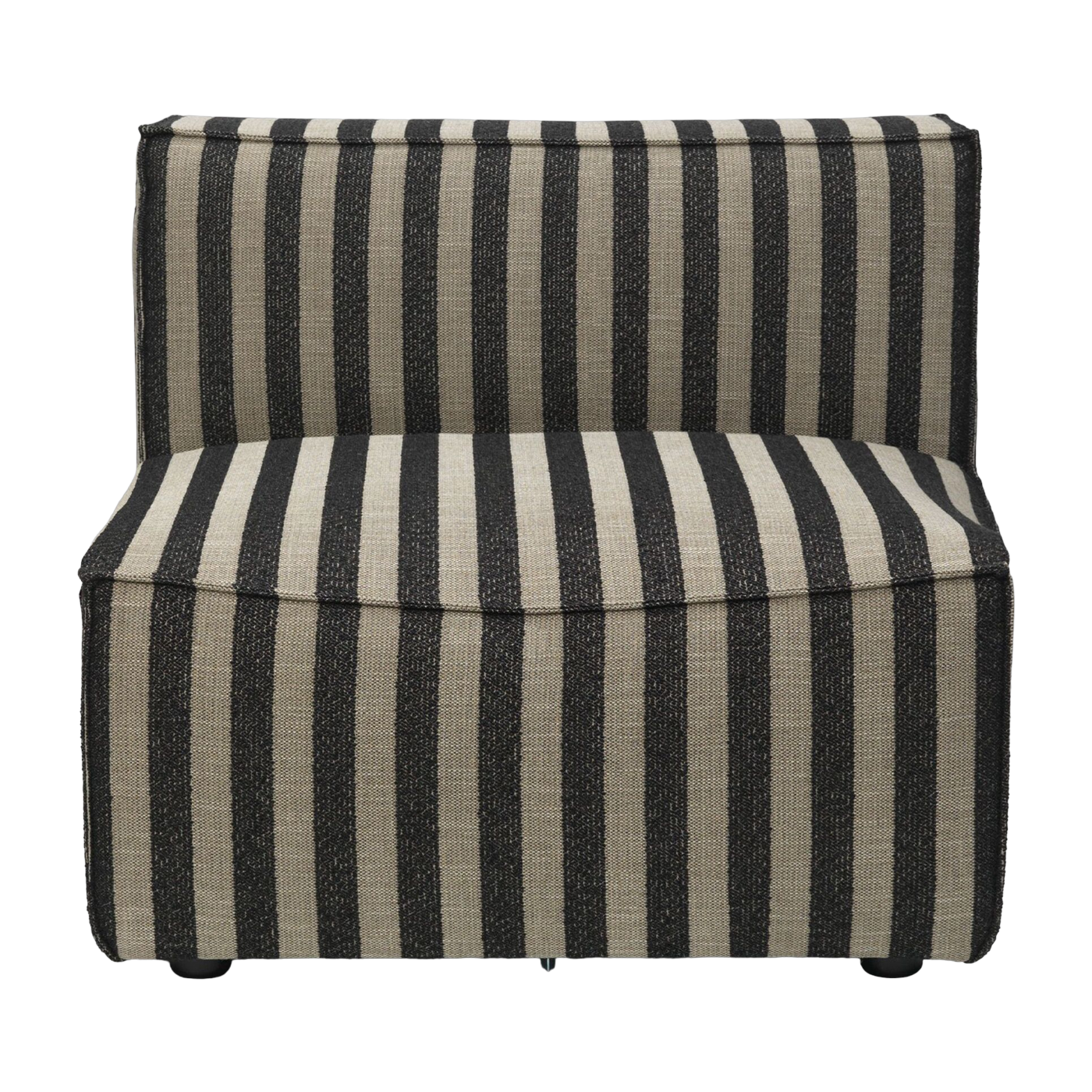 Sofá modulable de tela rayada 95 cm Catena - Ferm Living