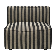 Canapé modulable en tissu rayé 95 cm Catena - Ferm Living