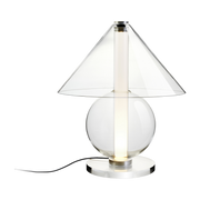 Fragile transparent glass table lamp - Marset
