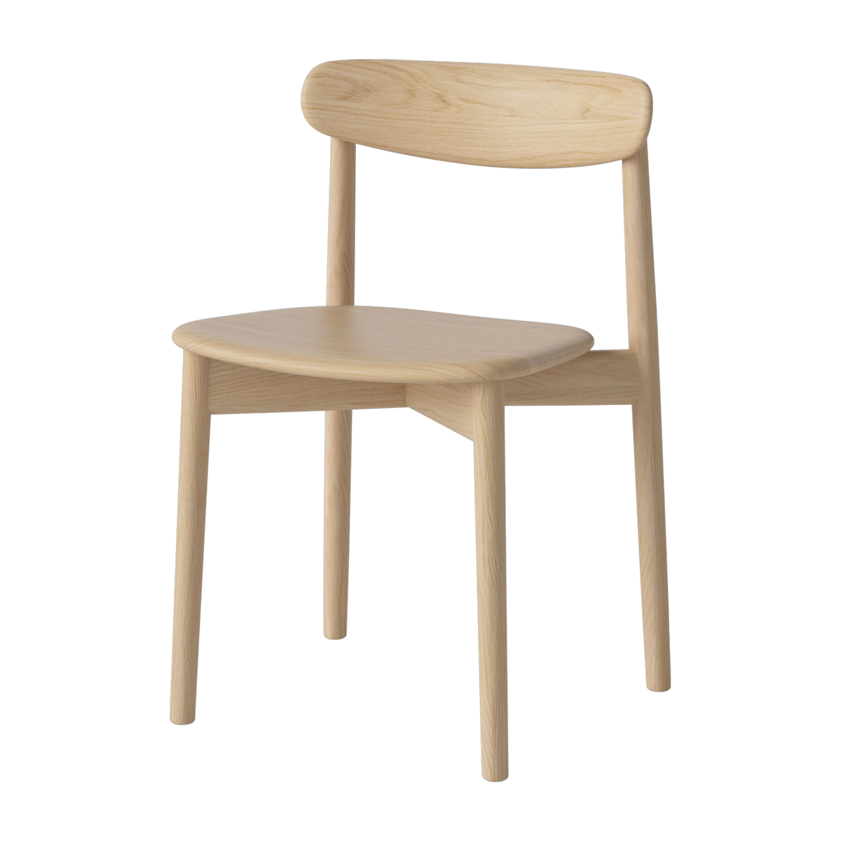 Merge bleached oiled oak dining chair - Bolia
