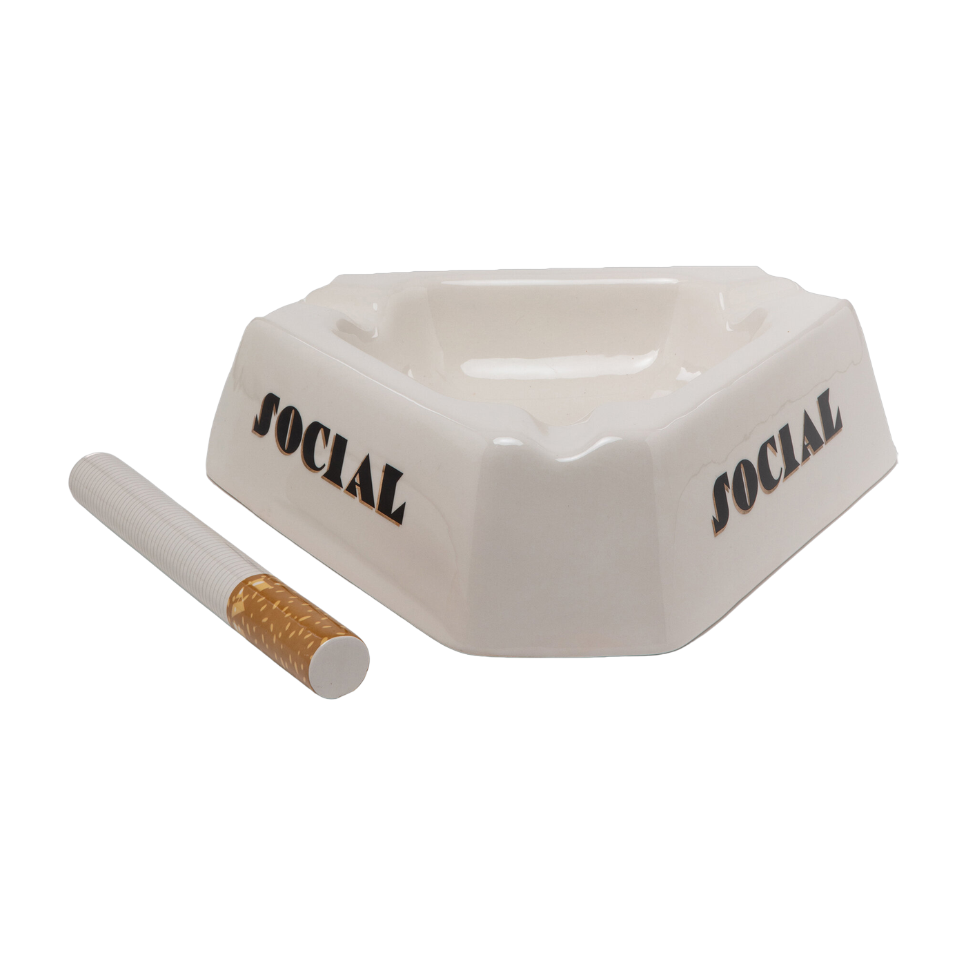 Cendrier en porcelaine Social Smoker Diesel - Seletti