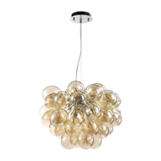 Amber glass-blown pendant Balbo - Maytoni