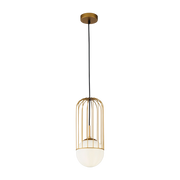 Ciondolo Telford con cornice in metallo dorato Maytoni
