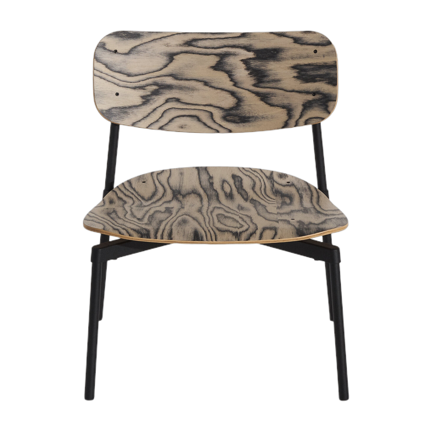 Fauteuil lounge en hêtre et aluminium alpi 71 cm Fromme - Petite Friture
