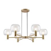Suspension en aluminium doré 6 ampoules Vision - Maytoni