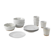 Vajilla de gres esmaltado para cuatro sand Grod - Broste Copenhagen