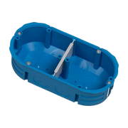 Presa da incasso standard 2G in plastica blu 13 cm - Buster + Punch