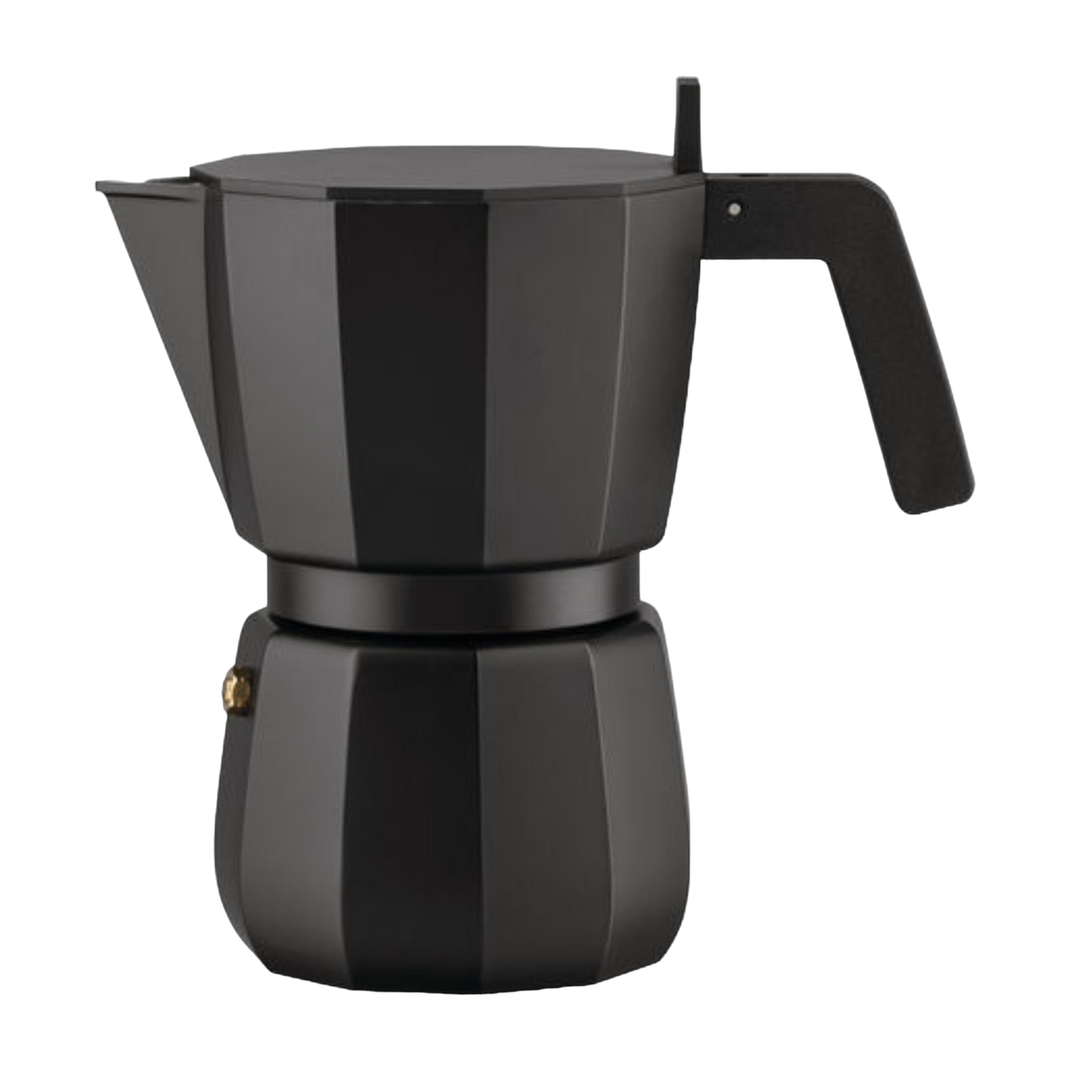 Caffettiera per caffè espresso nera da 6 tazze Moka - Alessi
