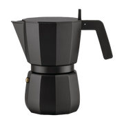 Caffettiera per caffè espresso nera da 6 tazze Moka - Alessi
