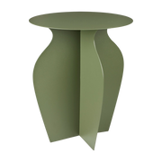 Urna green iron side table 35 x 45 cm - Broste Copenhagen