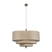 Sospensione in tessuto crema 78 cm Pebble - Market Set